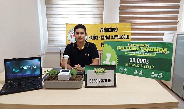 Samsunlu öğrenci yazılım alanında Türkiye birincisi oldu