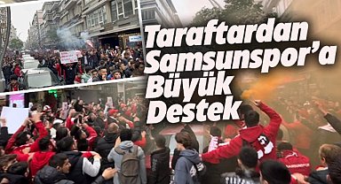 Samsunspor'a taraftardan büyük destek