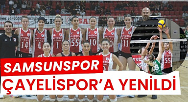 Samsunspor Çayelispor'a yenildi
