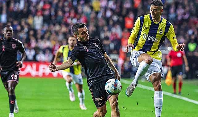Samsunspor Fenerbahçe karşısında skoru 1-1 yaptı