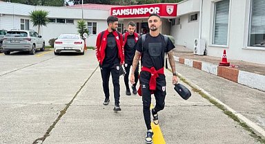 Samsunspor, Kasımpaşa maçı için İstanbul'a gitti
