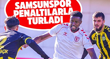 Samsunspor Türkiye Kupası'nda Bayburt Özel İdare'yi penaltılarla eledi