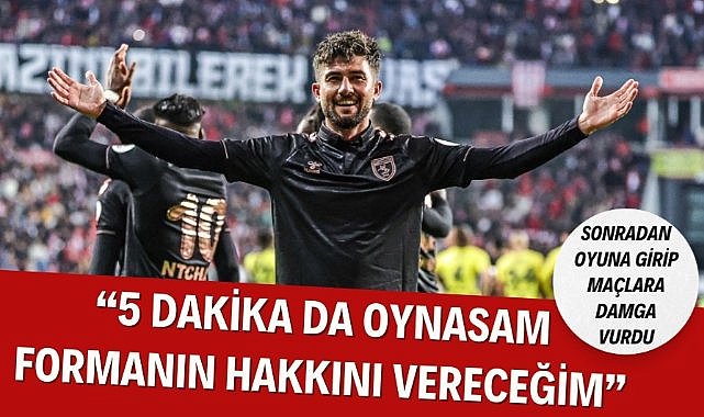 Soner Aydoğdu: '5 dakika da oynasam formanın hakkını vermek istiyorum'