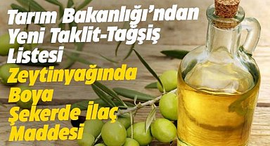 Tarım Bakanlığı'ndan yeni taklit-tağşiş listesi