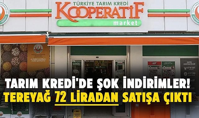 Tarım Kredi'de şok indirimler! Tereyağ 72 liradan satışa çıktı 
