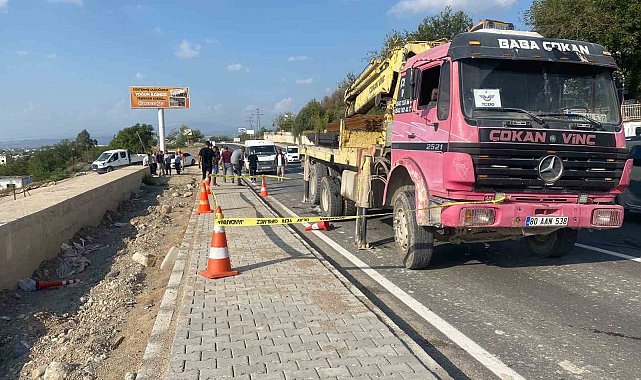 Vincin çarptığı işçi hayatını kaybetti