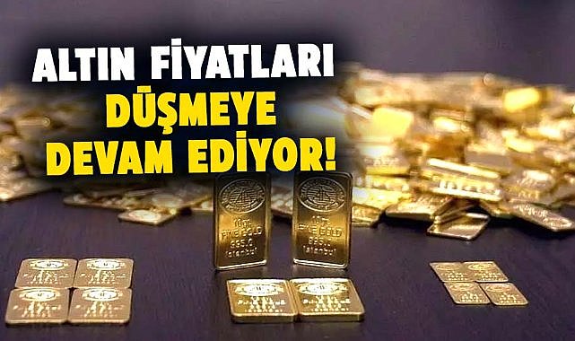 Altın fiyatlarında düşüş sürüyor! Gram altın ne kadar oldu?