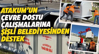 Atakum Belediyesi'nin çevre dostu projelerine Şişli Belediyesi'nden destek