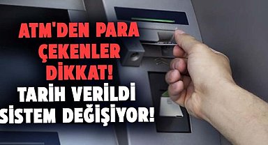 ATM'de para çekmede yeni dönem
