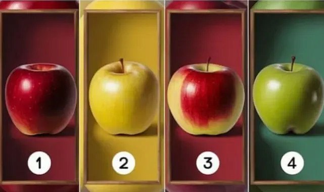 Bir elma seçin: Ne kadar akıllı olduğunuzu öğrenin! Dördüncü elmayı seçenler…