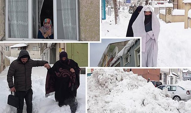 Bir kent adeta kara gömüldü: Kuşlar dondu, çatılar çöktü... '20 yıldır böyle bir kış görmedim'