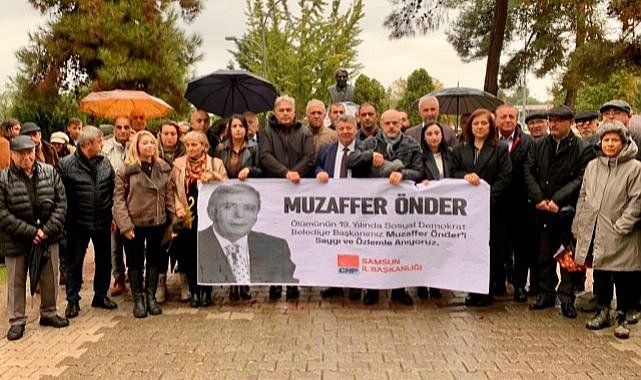 CHP Samsun ölüm yıl dönümünde Muzaffer Önder'i andı