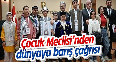 Çocuk Meclisi’nden dünyaya barış çağrısı