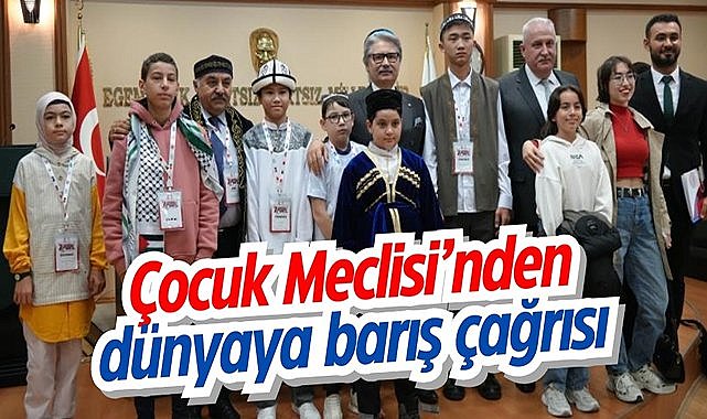 Çocuk Meclisi’nden dünyaya barış çağrısı