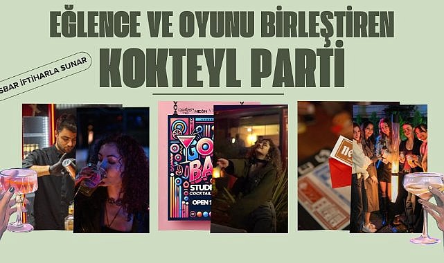 Eğlence ve oyunu birleştiren kokteyl parti GodsBar iftiharla sunar