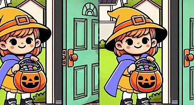 Görme yeteneğinizi test edin! İki fotoğraf arasındaki 3 farkı 14 saniyede bul, zekanı kanıtla 