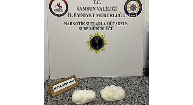 Havza'da 500 gram metamfetamin ele geçirildi