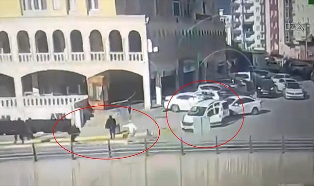 Mardin’de adliye önündeki silahlı saldırının görüntüleri ortaya çıktı
