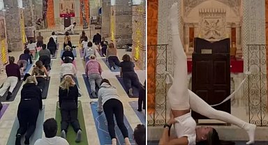 Mardin'de yoga skandalı: İbadethaneye saygısızlık tepkisi