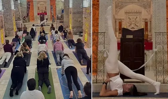 Mardin'de yoga skandalı: İbadethaneye saygısızlık tepkisi