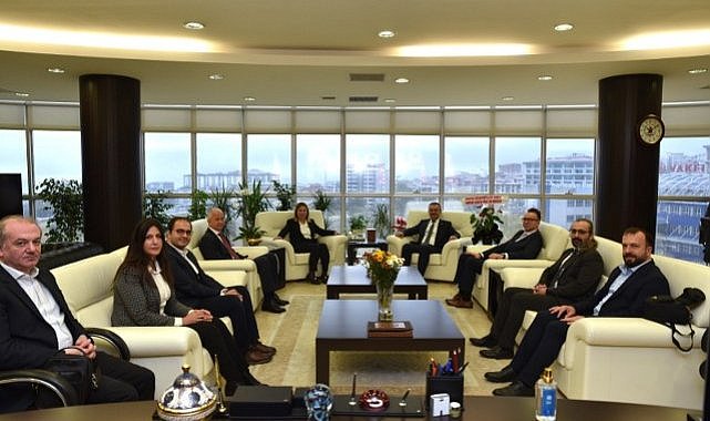 MMO Samsun'dan Rektör Aydın'a ziyaret