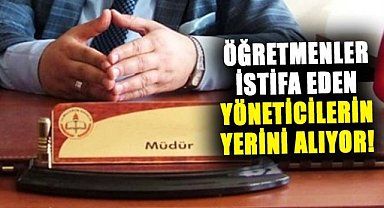 Öğretmenler istifa eden yöneticilerinin yerini alacak