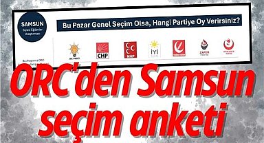 ORC'den Samsun seçim anketi