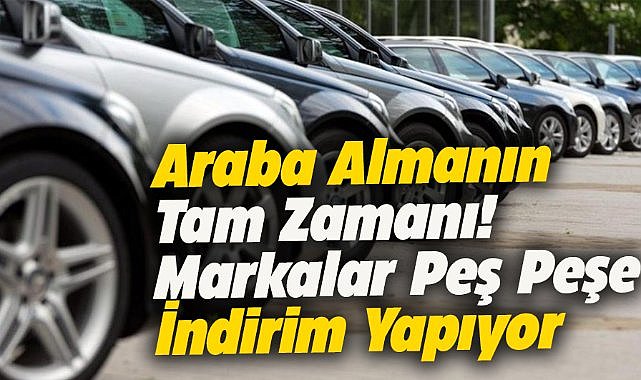 Otomobil markalarından yıl sonu kampanyası