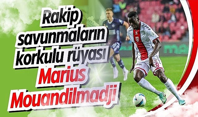 Rakip savunmaların korkulu rüyası Marius Mouandilmadji