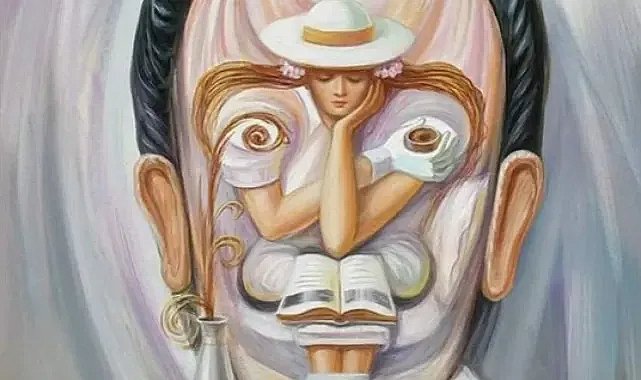 Resme dikkatli bakın! İlk ne görüyorsunuz? İnsan yüzü görüyorsanz…