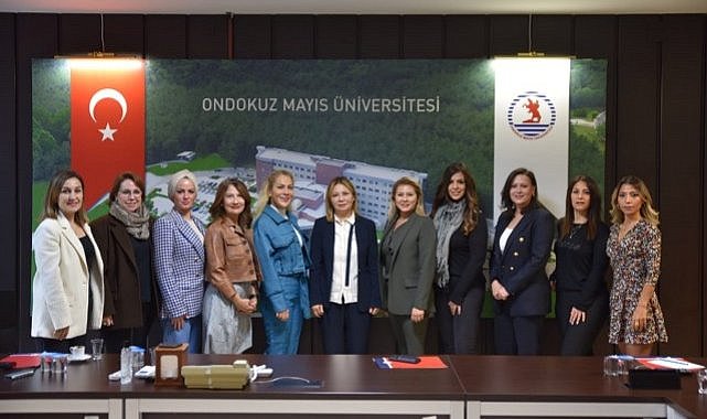 SAMİKAD'tan OMÜ Rektörü Fatma Aydın'ı ziyaret