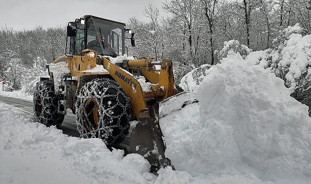 Samsun Büyükşehir'de kış mesaisi! Yollar açılıyor