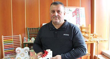 Samsun’da ahşap oyuncaklarla çocukların dünyasına renk katıyor