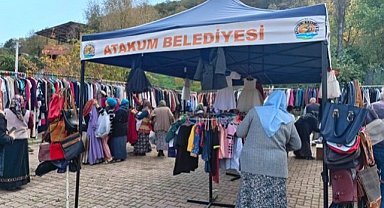 Samsun'da Atakum Belediyesi'nin gezici mağazası PAYMER hizmete devam ediyor