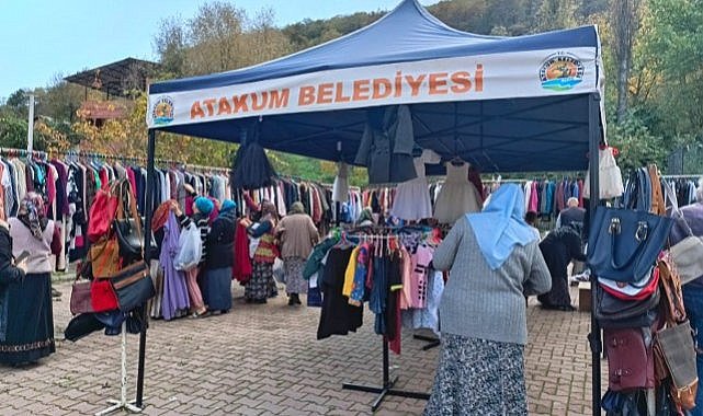 Samsun'da Atakum Belediyesi'nin gezici mağazası PAYMER hizmete devam ediyor