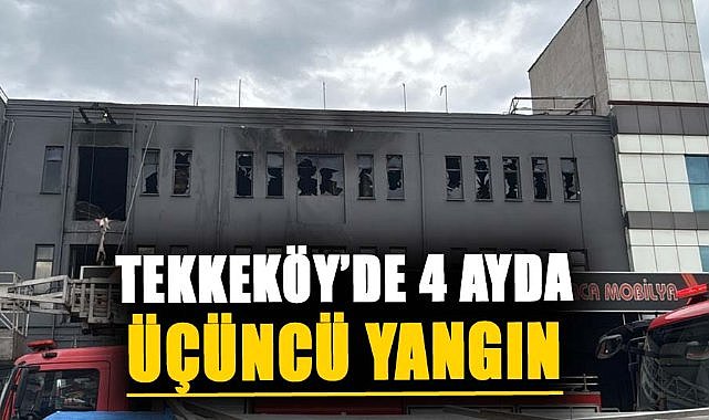 Samsun’da aynı imalathanede 4 ayda üçüncü yangın
