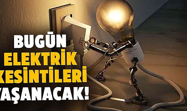 Samsun'da bugün elektrik kesintileri yaşanacak! 24 Kasım Pazar kesinti yaşanacak yerler