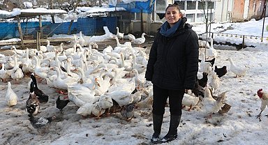 Samsun’da Ebru öğretmen hayallerini gerçekleştirmek için köye yerleşti