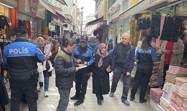 Samsun'da güvenli toplum için bilgilendirme etkinliği