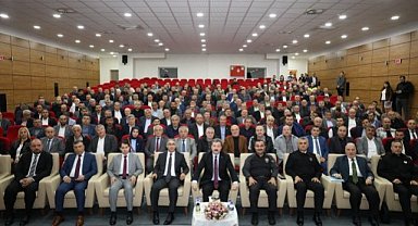 Samsun'da muhtarlarla bağımlılıkla mücadele toplantısı