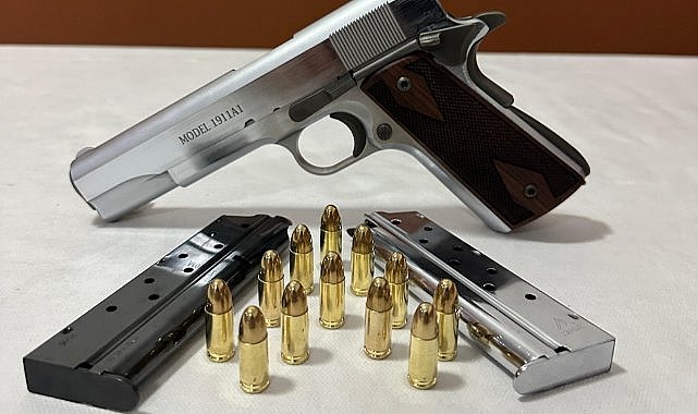 Samsun'da silahla havaya ateş eden kişi yakalandı