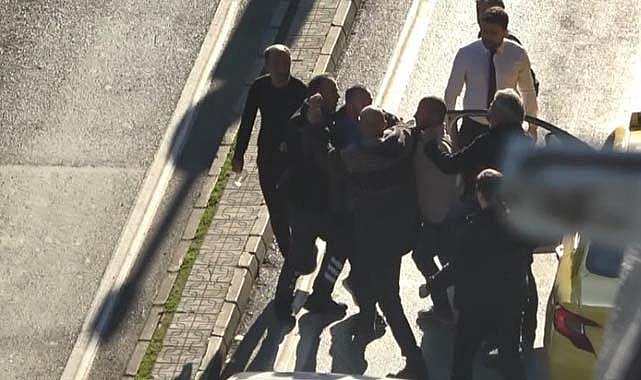 Samsun'da trafikte yol verme kavgası