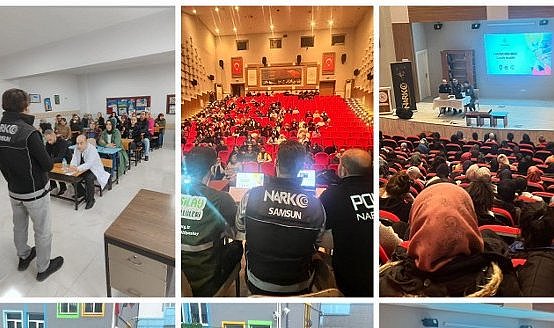 Samsun'da uyuşturucuyla mücadele eğitimleri