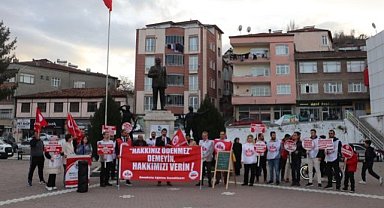 Samsun Havza'da Anadolu Eğitim Sendikası, öğretmelerin sorunlarını anlattı