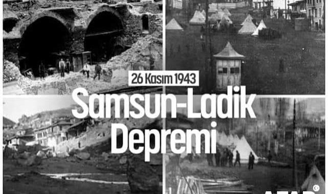 Samsun Ladik'te 1943 Depremi: Büyük Yıkım ve Can Kaybı
