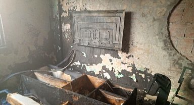 Samsun'un Bafra ilçesinde ev yangını korkuttu