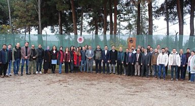 Samsun'un Vezirköprü ilçesinde öğretmenler için fidan dikildi