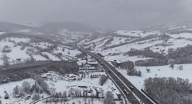 Samsun'un yüksek kesimleri kar altında kaldı
