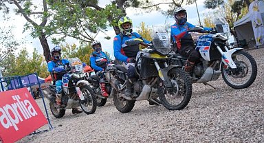 Samsunlu motosiklet pilotları Antalya’da gaz açtı