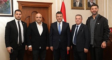 Samsunspor'dan Başkan Doğan'a ziyaret